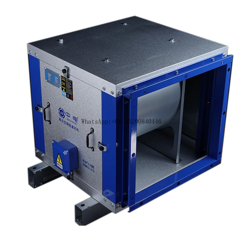Kitchen Exhaust Ventilation In-line Box Type HVAC Galvanized Mild Steel Inlet Duct Cabinet Centrifugal Fans