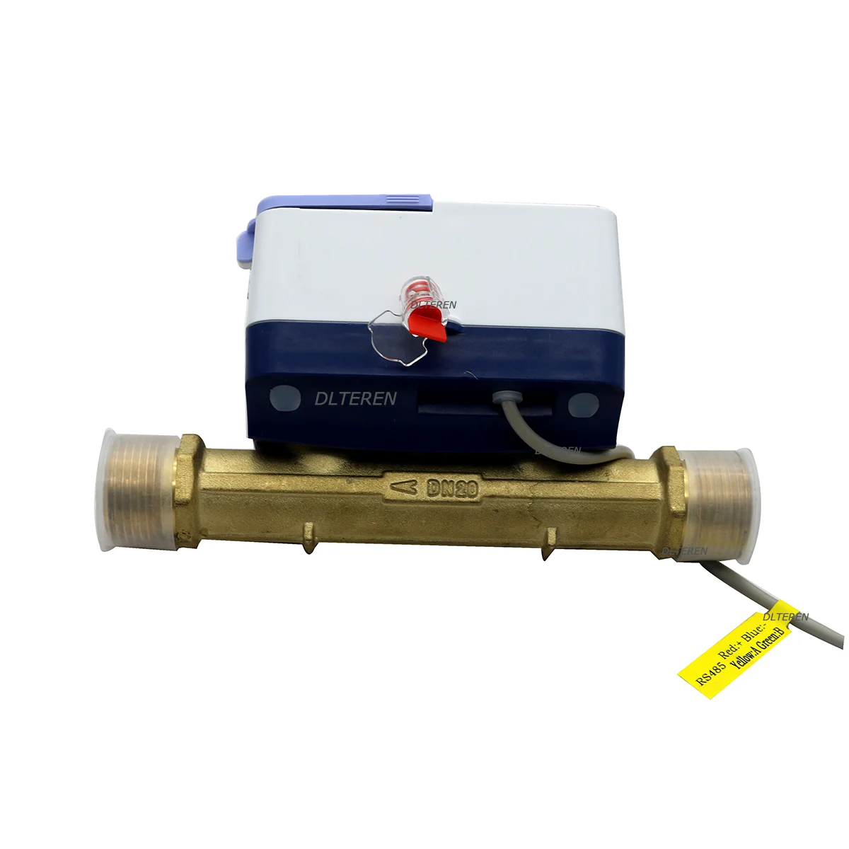 Imagem -03 - Medidor de Água Ultrassônico Esperto do Agregado Familiar Dlteren Rs485 Saída Dn15 Fowmeter R250