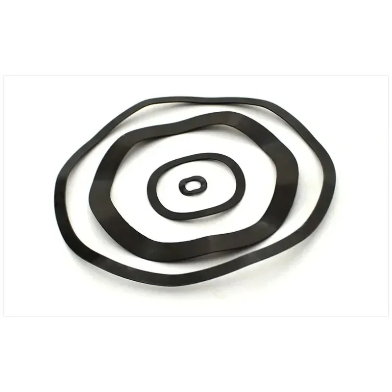 3 波スプリングワッシャー黒タイプガスケット炭素鋼クレスト M3-M118 バッファリングスプリング弾性マシンワッシャー衝撃吸収