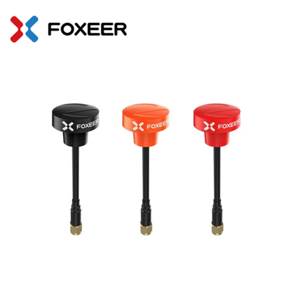 Foxeer Pagoda Pro 5.8GHz 2dBi RHCP FPV Antenna 86mm SMA/RP-SMA Black/Red/Orange - Red SMA