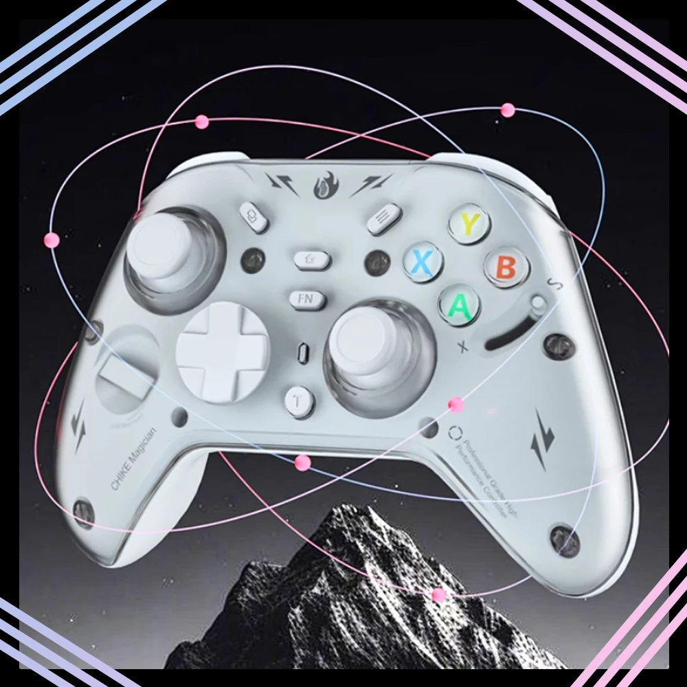 Игровые контроллеры ChiKe Magician, трехрежимный беспроводной геймпад, линейный триггер с эффектом зала, джойстик, 1000 Гц, геймпады для ПК, телефона NS