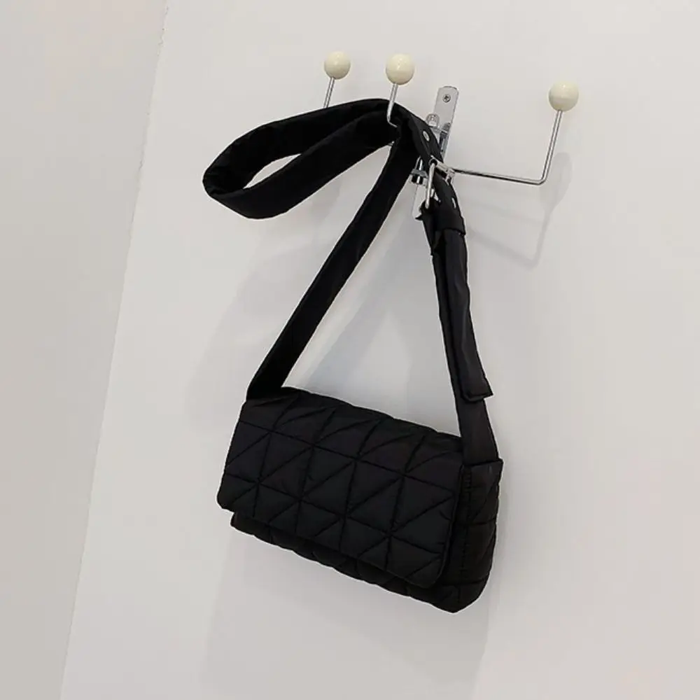 Fashion Space Pad Cotton Women Shoulder Bags Winter Nylon Padded Quilted Shopper Bags Female Casual Crossbody Bags Handbags