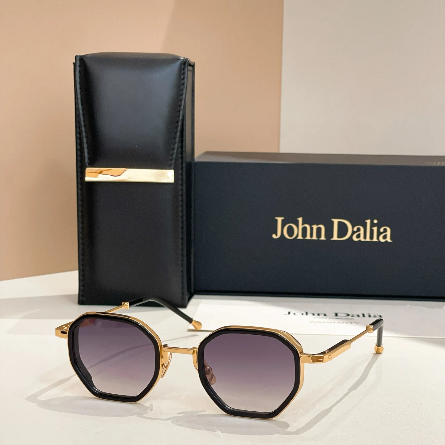 Vierkante Designer Voor JOHN DALIA JD Harrison Zonnebril Mannen Vrouwen UV400 Hoge Kwaliteit Street Fashion Klassieke Brillen Met Doos