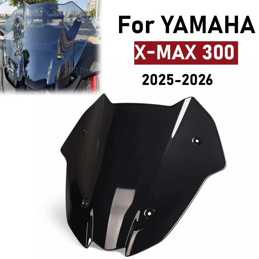 

Windscreen For YAMAHA X-MAX 300 XMAX 300 XMAX 300 Tech MAX 2025 Motorcycle Windshield Wind Shield Deflector Accessories