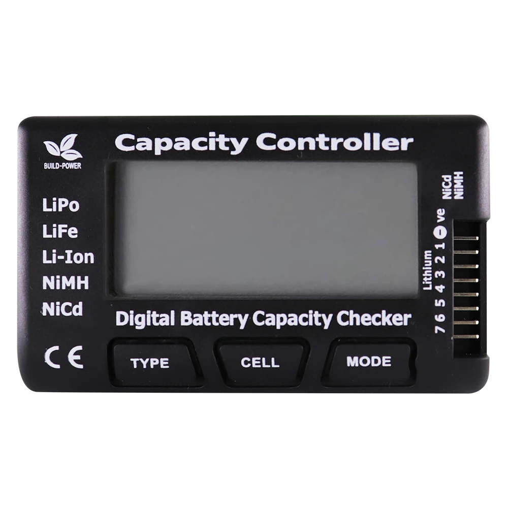 RC CellMeter-7 Digital Battery Capacity Checker LiPo LiFe Li-ion Nicd NiMH Battery Voltage Tester Checking CellMeter7 Cellmeter8