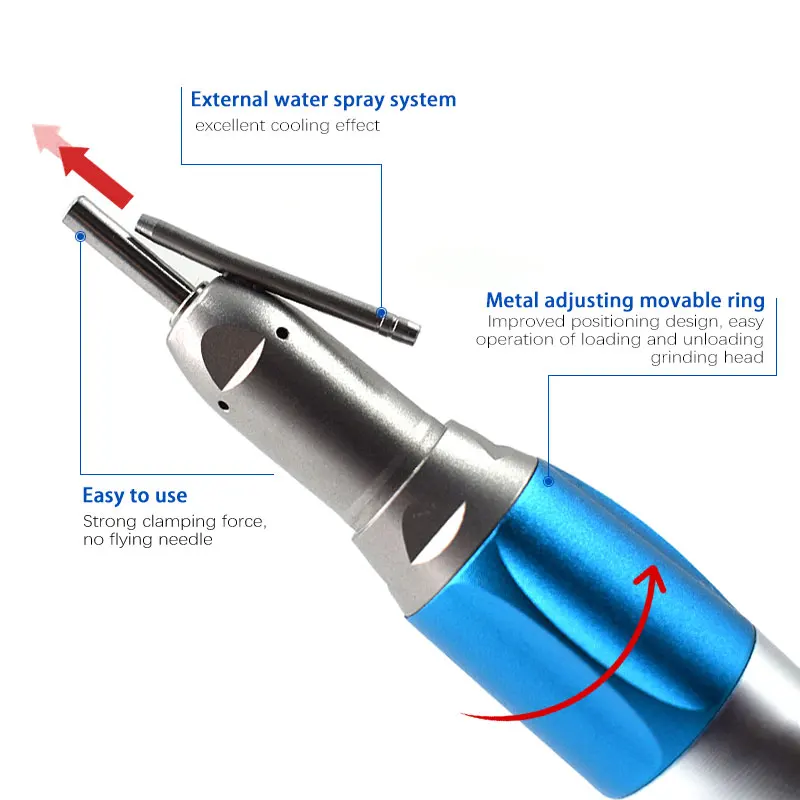 1:1 dentystyczna chirurgiczna prosta stożkowa niska prędkość rączka z rura nawadniająca zewnętrznym