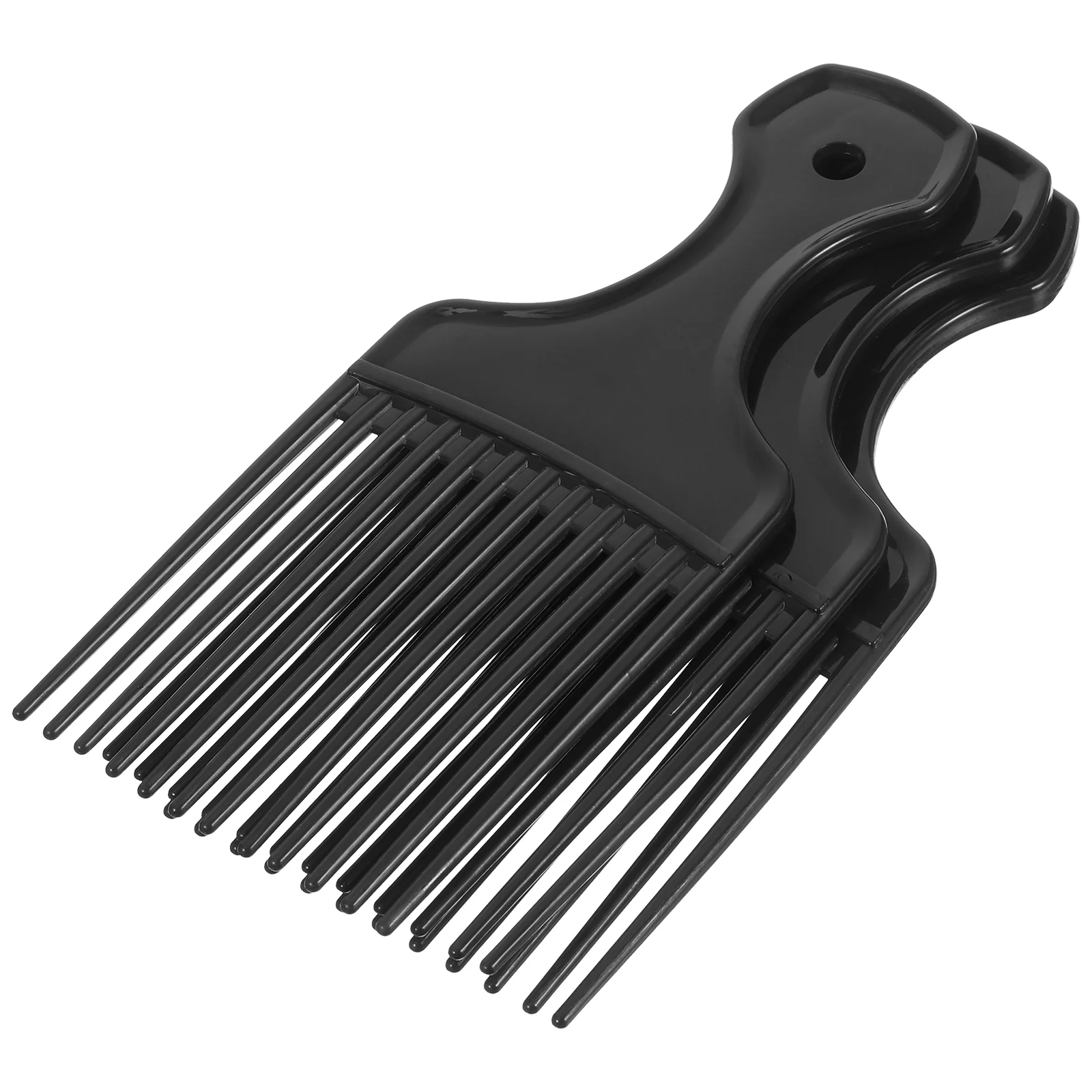 3pcs Large Wide Tooth Comb Hair Detangling Comb Hairdressing Rake Combs Slick Styling Hair (Black) wide comb