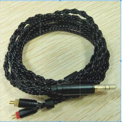 XINHS 008 4 strand black cable Headphone upgrade cable without ear hook