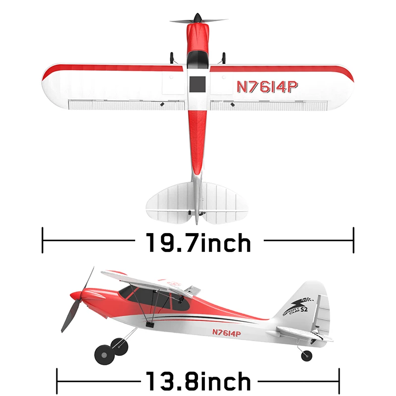 Zdalnie sterowany samochód Sport Cub 500 2.4G 4CH EPP pianka RC szybowiec jednoklawiszowy samolot akrobacyjny RC myśliwiec RTF 761-4 samolot zabawki