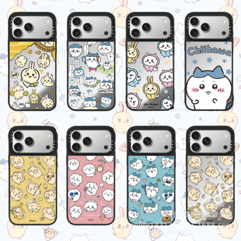 

Apple's latest model iPhone17 phone case，Cartoon Anime Chiikawa Co branded，iPhone16/15 Mirror finish, anti drop protective shell