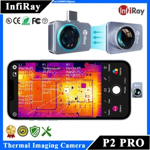 كاميرا التصوير الحراري لأجهزة iPhone و Android InfiRay P2 Pro Thermal Imager كاميرا حرارية بالأشعة تحت الحمراء (ليست لأجهزة iPhone Type-C) أفضل 6 مبيعا لرؤية الرؤية الحرارية - رقم 6