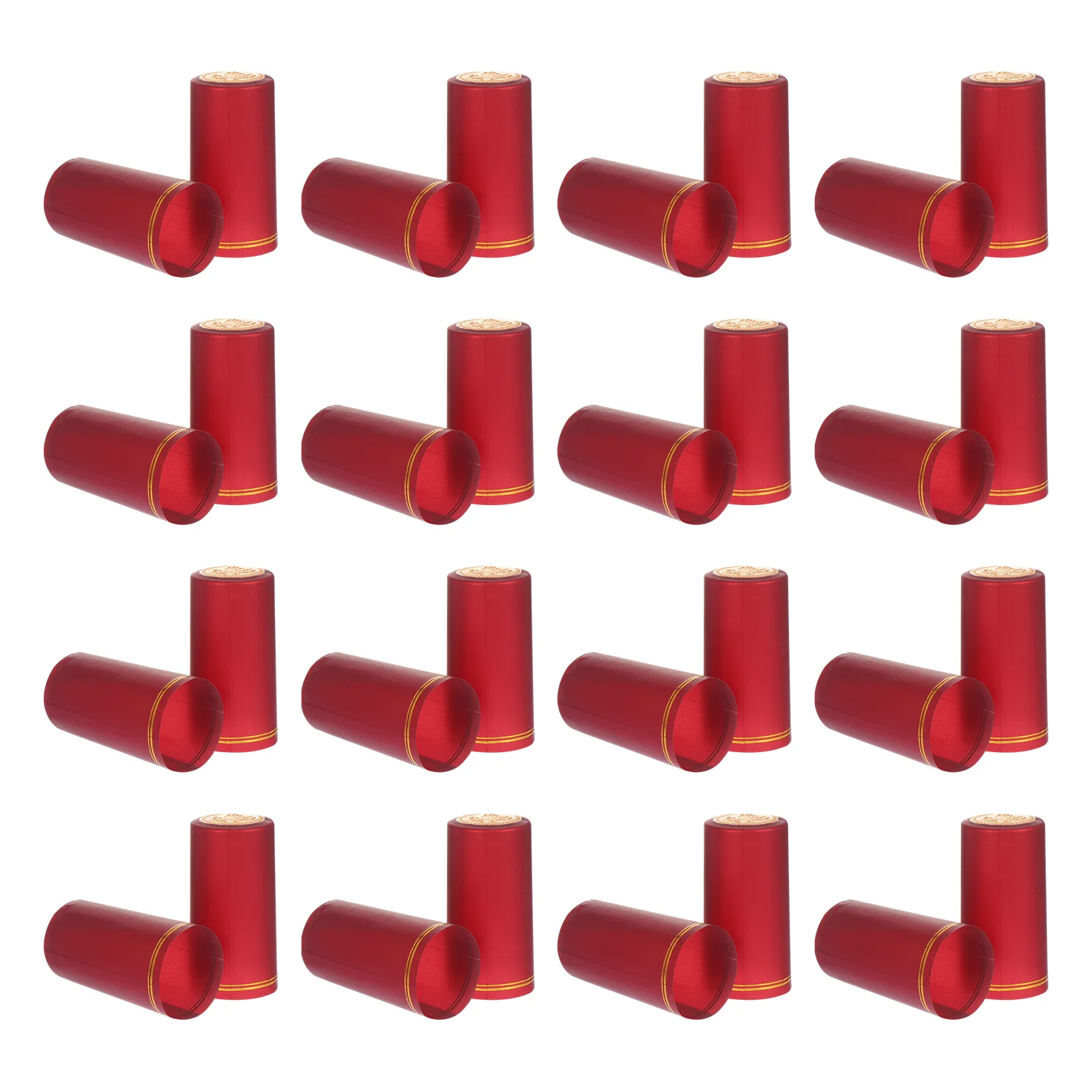 

100pcs Red Wine Bottle Sealing Capsules Heat Shrink Lid Cover For Wine Making Bottles Caps Protective Packaging Accessory