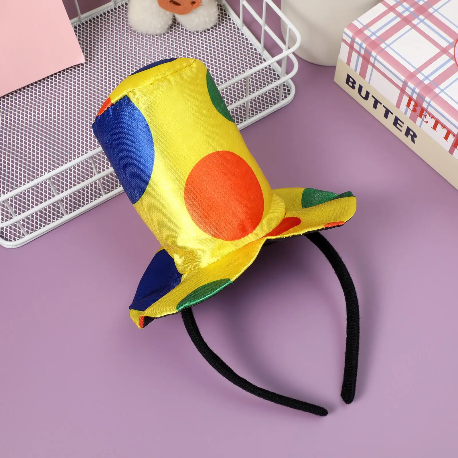 

Jester Headband Clown Hat Headband Carnival Costume Funny Performance Props Clown Headdress for Adult Kid Role-Play Pro NEW p