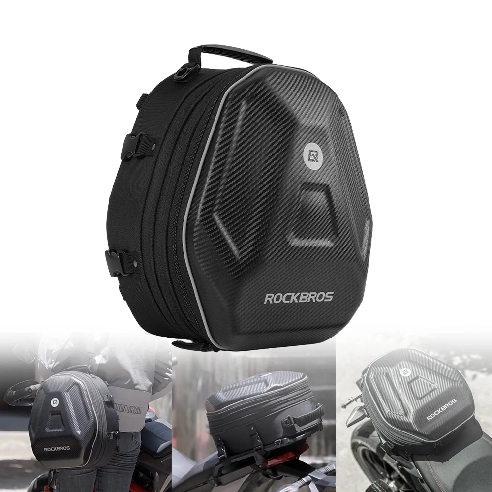 

Black carbon fiber 35L EVA motorcycle electric bike backseat bag Helmet bag Tote Backpack Travel backpack Fanny pack hip bag