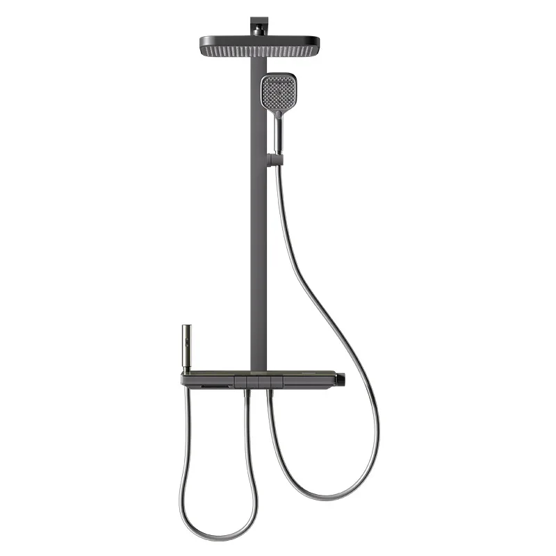 

Cream wind, white, digital shower set, bathroom, household, piano keys