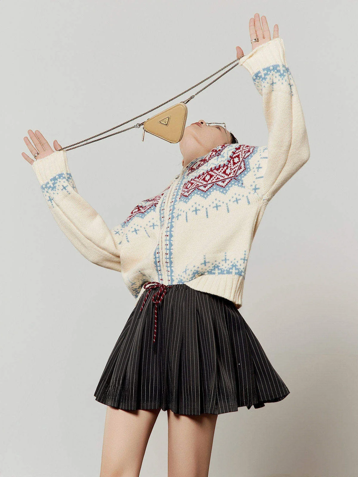 

Women's Beige Knitted ort Coat Casual Loose Fit Spring New Sle Vintage Wind Open Cardigan Long Sve Regular Thin