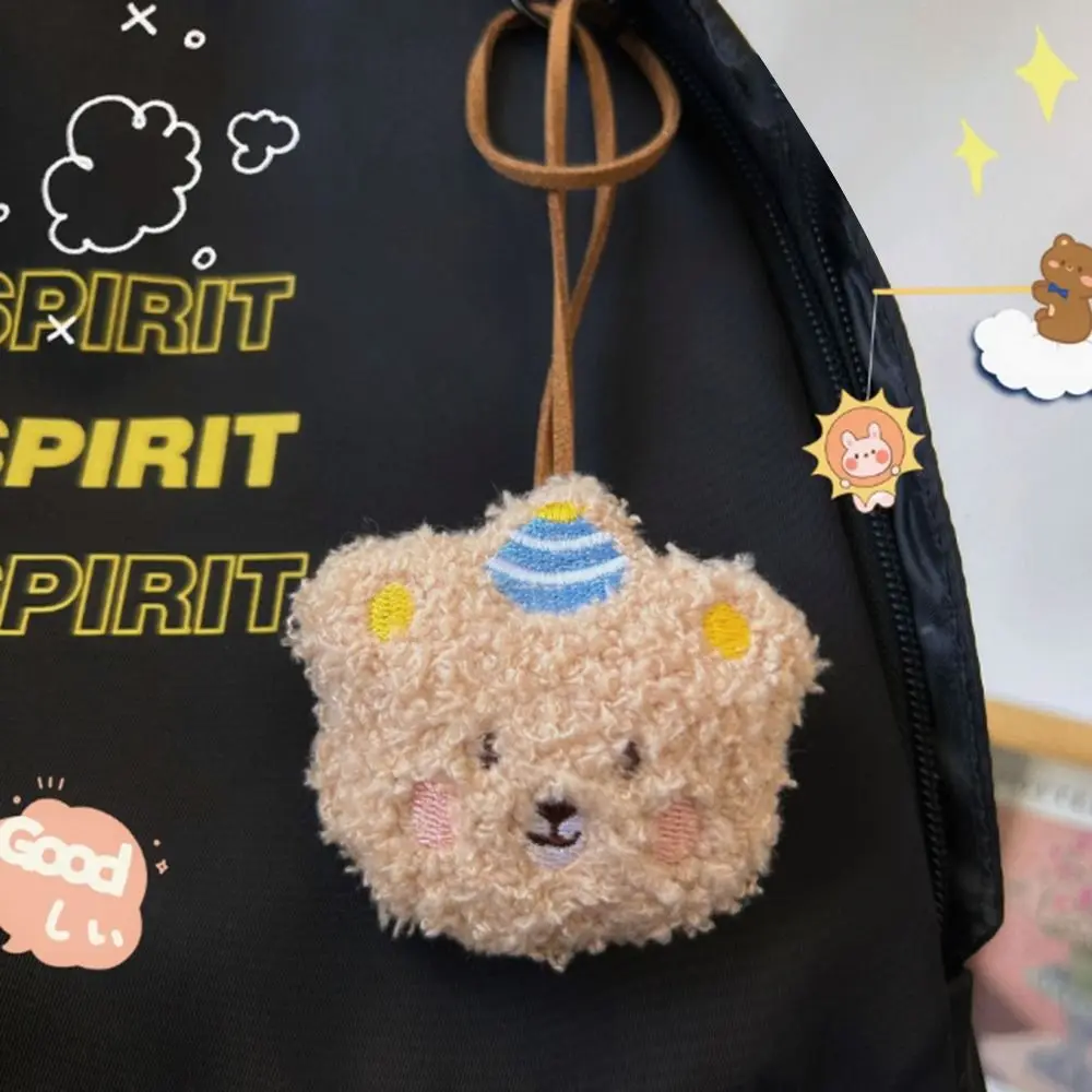 الإبداعية الدب الدمى قلادة الكرتون مع اسم ملصق حقيبة قلادة حقيبة الظهر مفتاح سلسلة حقيبة الديكور #2