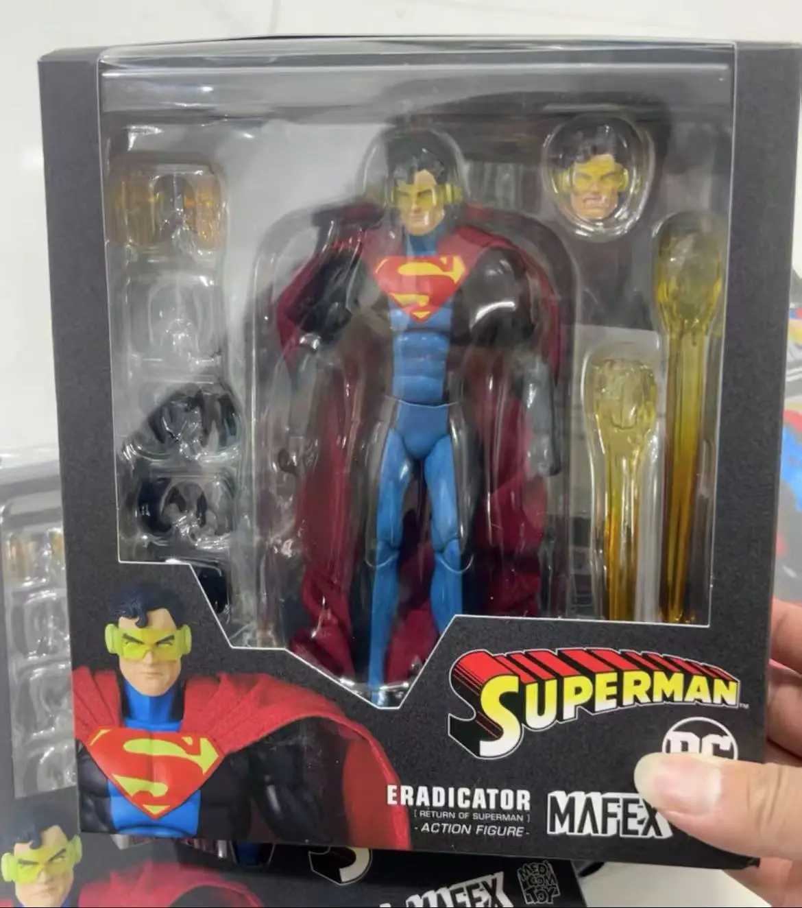 

100% Original Medicom Toy Mafex 219 The Return of Superman Eradicator Anime Action Collection Figures Model Toys
