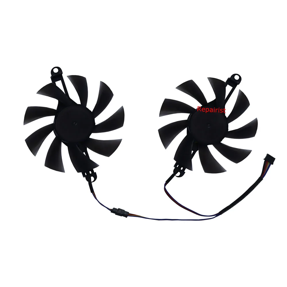 

2Pcs/Set,Video Card Fan,FL8015 12VB,For Kinology GTX1660 Super 6G Gaming,For Kinology RX580 8GB 2048SP,For Kinology RTX 3070 8GB