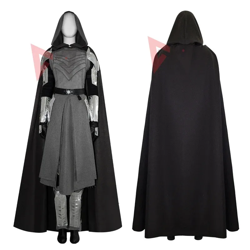 새로운 영화 Ahsoka Shin Hati 코스프레 의상 셔츠 바지 조끼 Clost Armor Set 여성용 맞춤 제작
