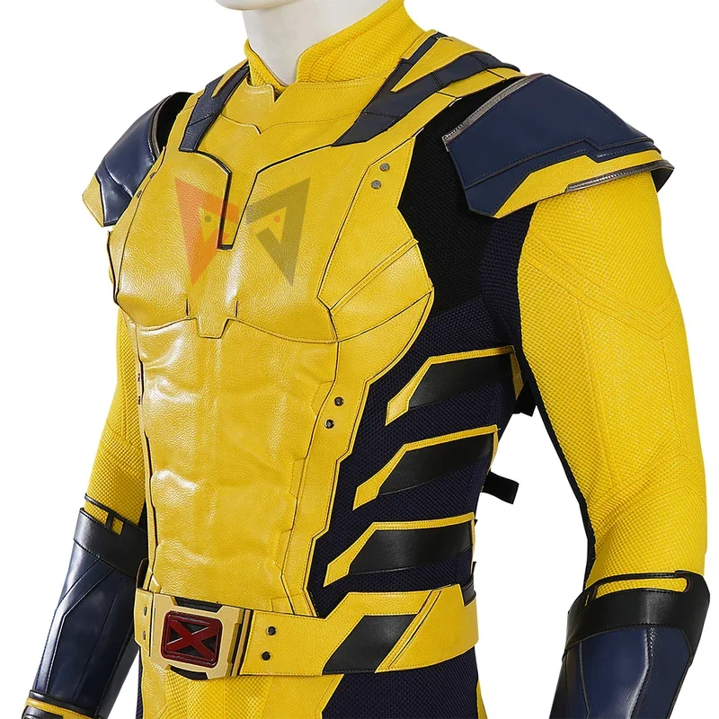 Costume de Cosplay Wolverine pour Homme, Combinaison avec GlaGloves, Ceinture Griffe en Acier de Loup, Sur Mesure AA, Nouveau Film 2025