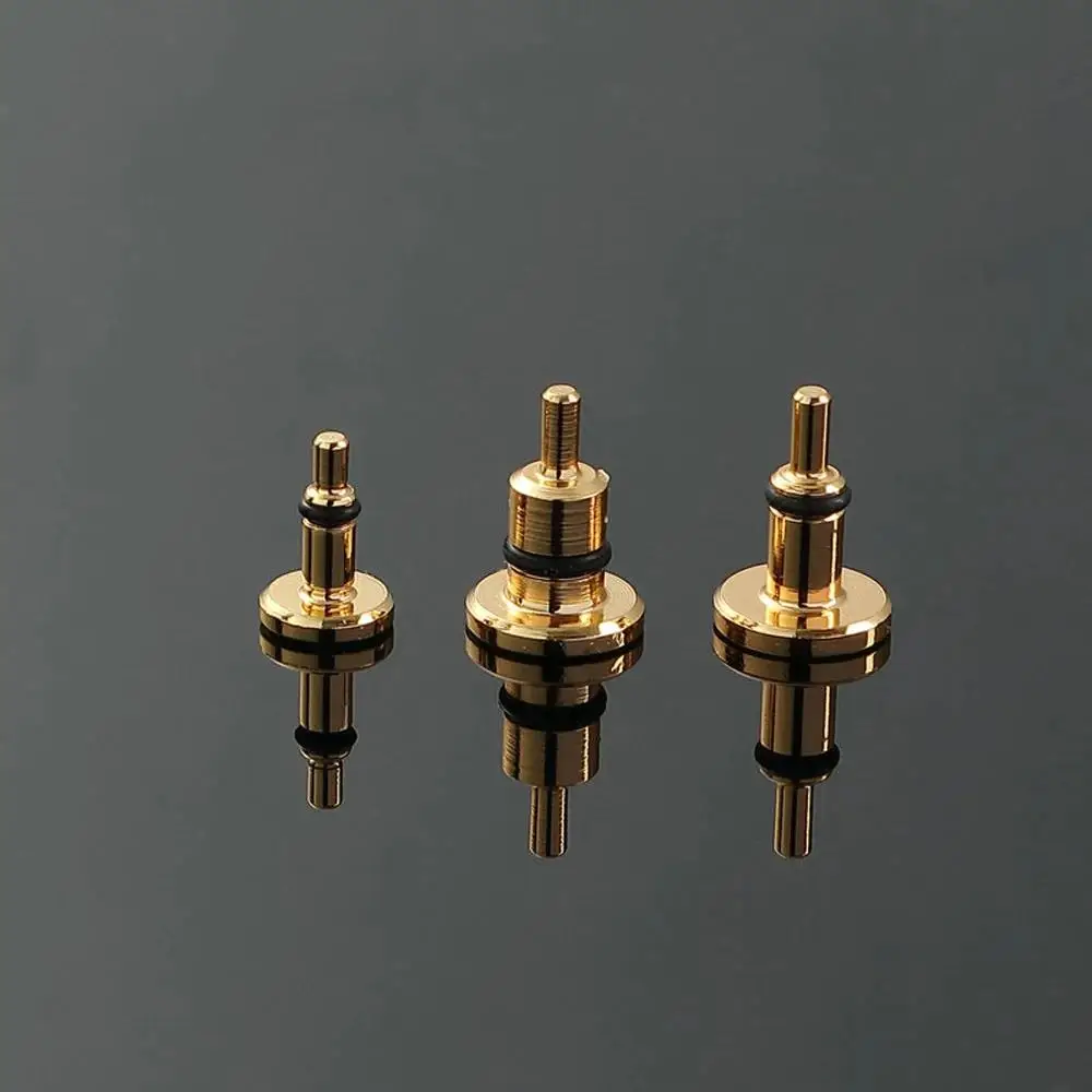 Picture 7: Gold-Plated Brass Dust Plug For FiiO M33 R2R M17 M23 M21 2.5mm 3.5mm 4.4mm Type-C jack