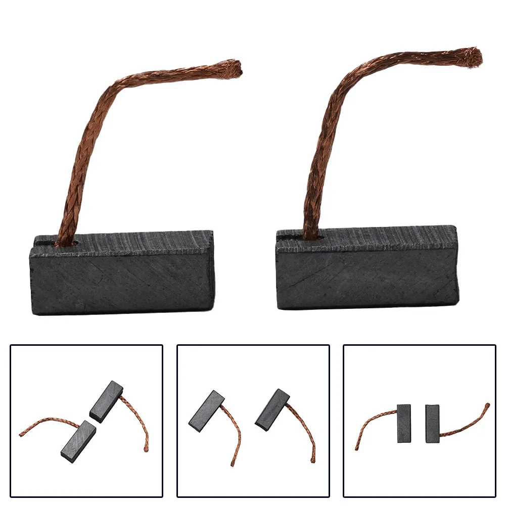 Automation Carbon Brushes Power Tool 7x8x19mm Carbon Brushes Carbon/Metal Replacement For Circular Saws Miter Saws