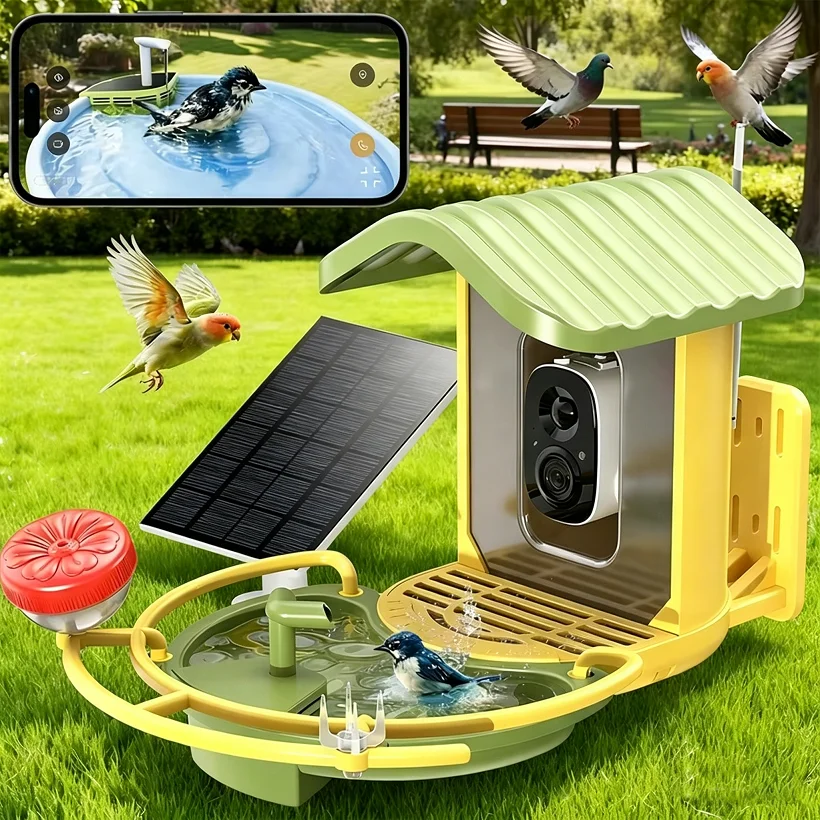 Smart Bird Feeder Camera - Mangiatoia Intelligente per Uccelli con Telecamera
