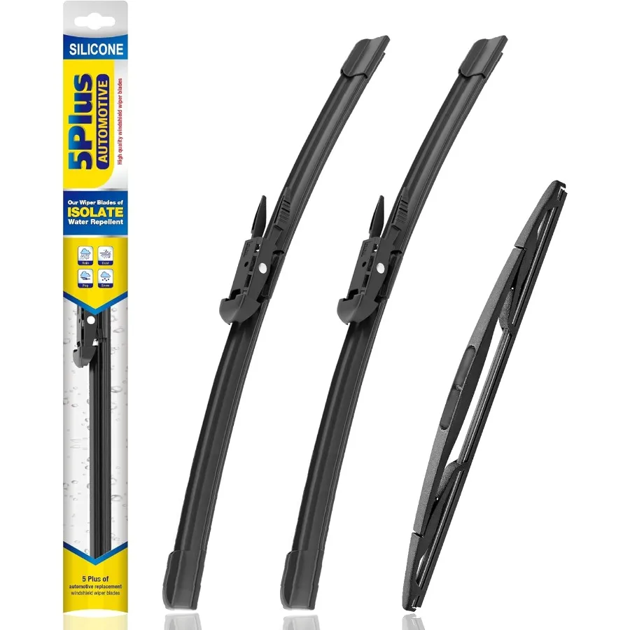 

Silicone Windshield Wipers Replacement for 20072014 GMC Yukon Wiper Blades Set of 3 Automotive Replacement Windshield Wiper Bla