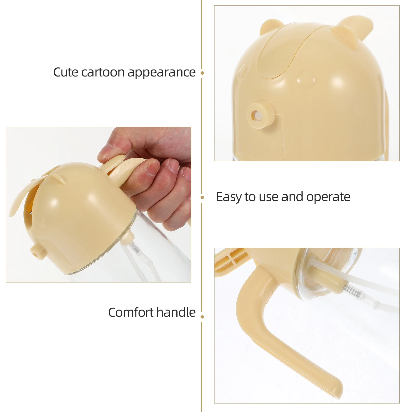 

Oil Sprayer Bottle Glass Transparent Design Cooking Oil Dispenser Spray Bottle Refillable for Kitchen Use