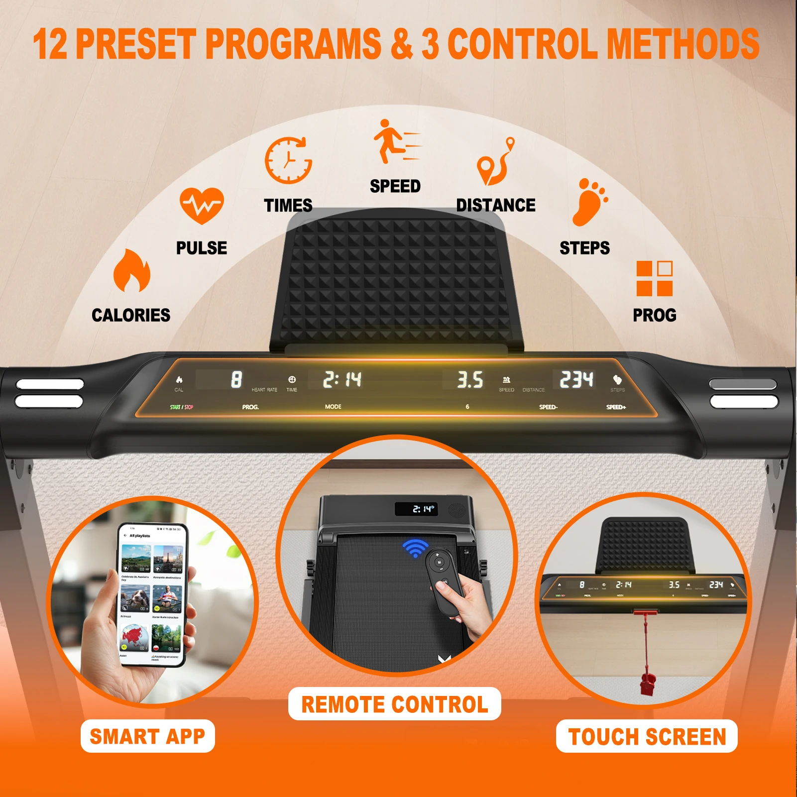 Mettlematic 2-in-1 Treadmill for Home 5