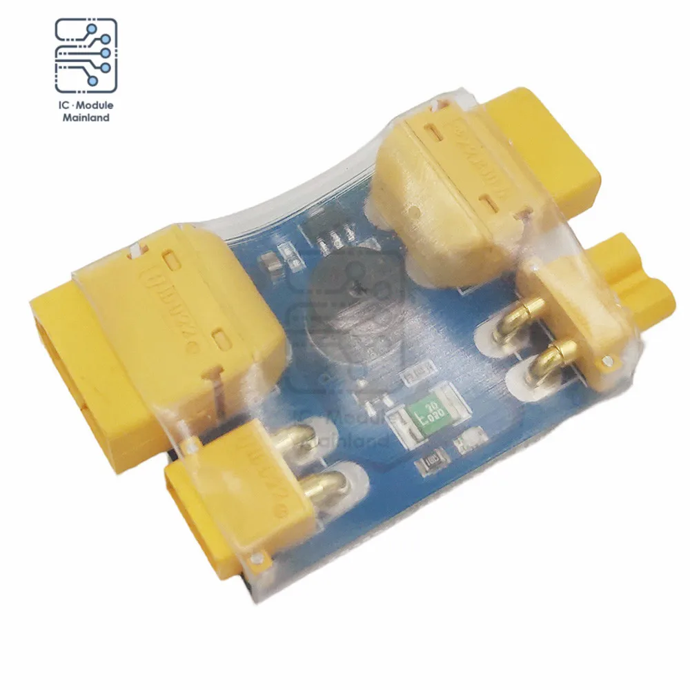 XT30 XT60 Fuse Short Circuit Protection Plug Module 2-6S with Horn Alarm Fitted and Tested for RC Quad FPV Racing Drones