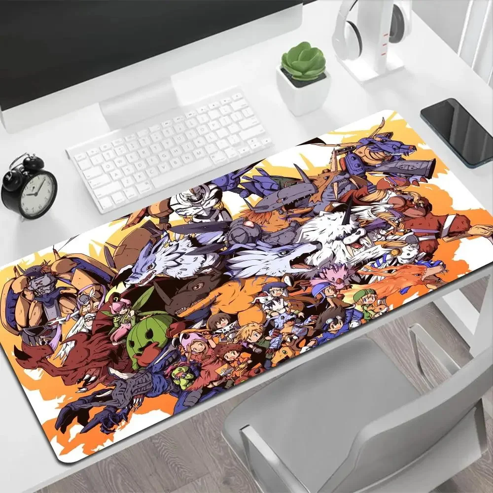 D-Digimons Gaming Deskmat Borracha Natural, Acessórios para PC, Mouse Carpet, Estendido Pad, Lock Edge Table Pad, XXL, 900x400mm