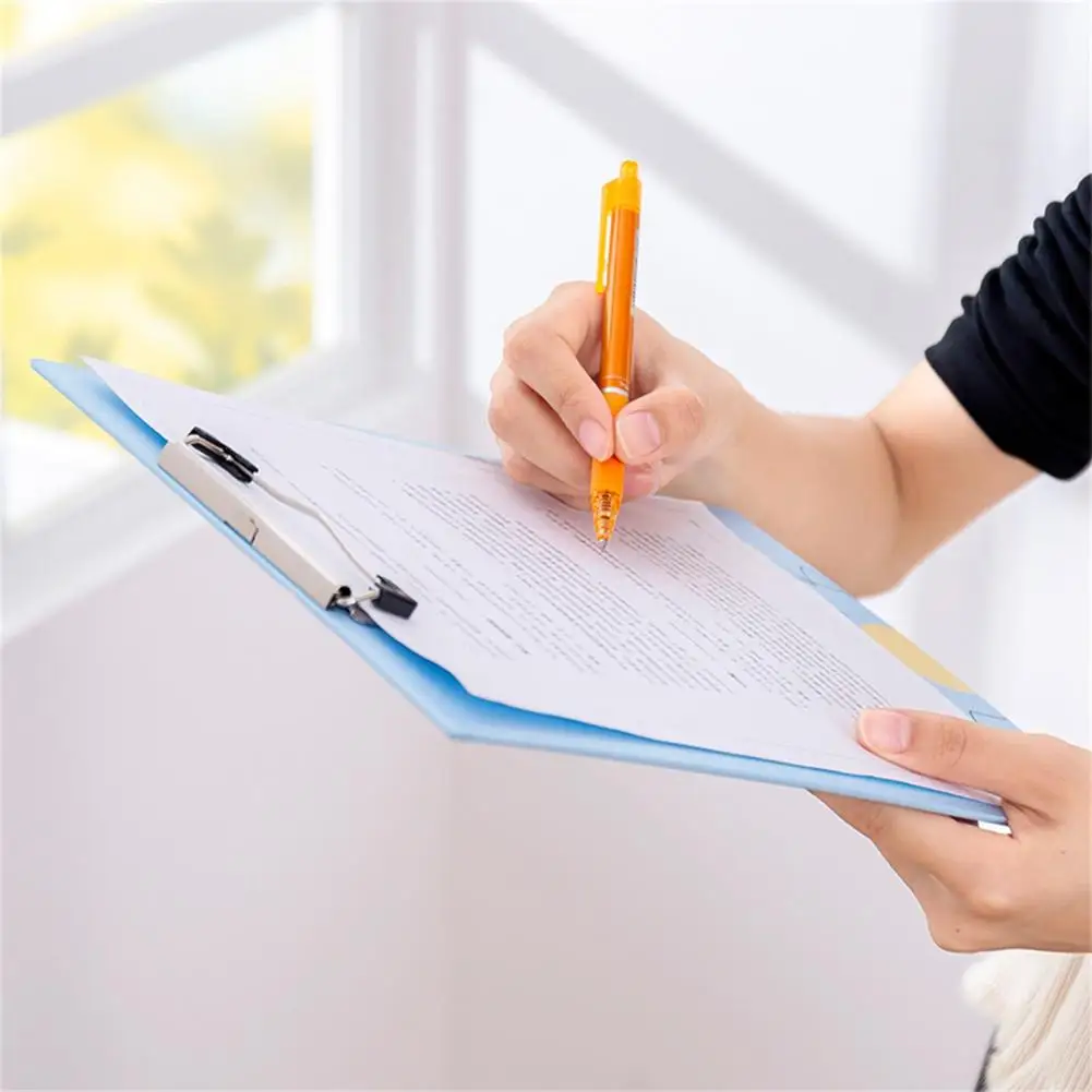 Test Paper Clipboard Lightweight Writing Board Indeformable Space-saving  Useful Business Paper File Folder Writing Board