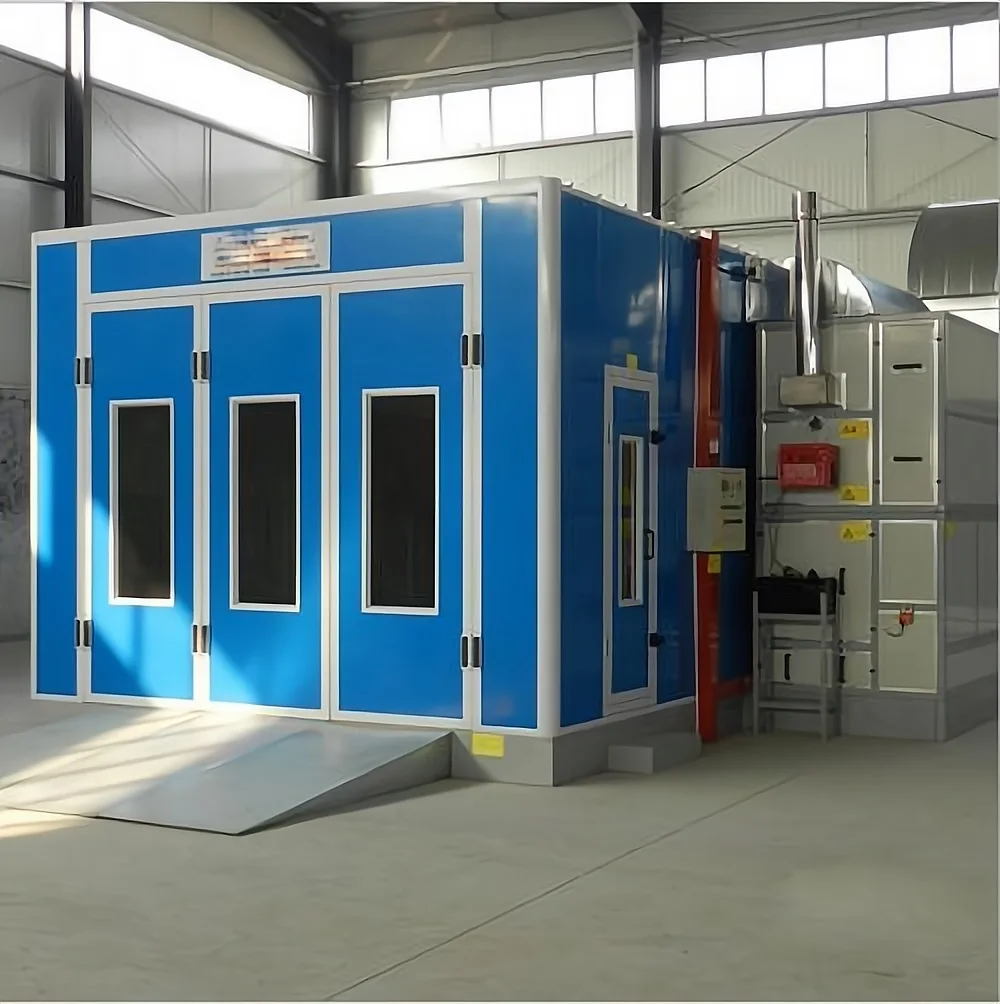 

Car Spray Paint Booth with Electric Heating and LED Lighting System Lamps for Baking for Painting
