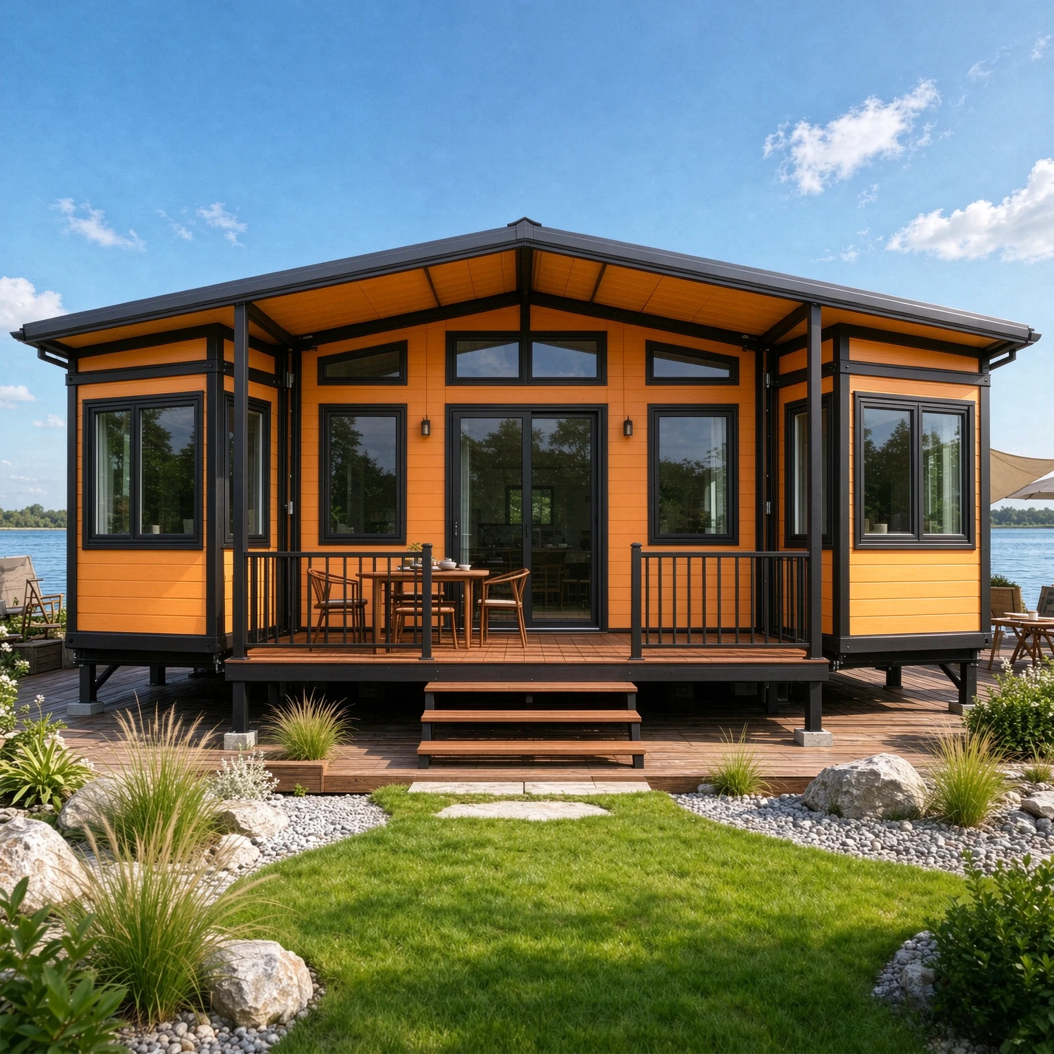 Prefabricated Homes Customized Forest Cabin Mobile Modular Home Tiny House Expandable Container House Folding Room Garden Rooms