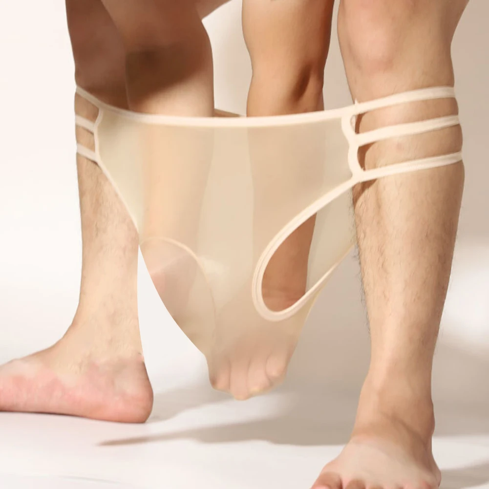 حار جديد أنيق مريح أزياء الرجال ملابس داخلية قصيرة مثير الحقيبة الناعمة كل موسم تنفس كلاسيكي لامع #4