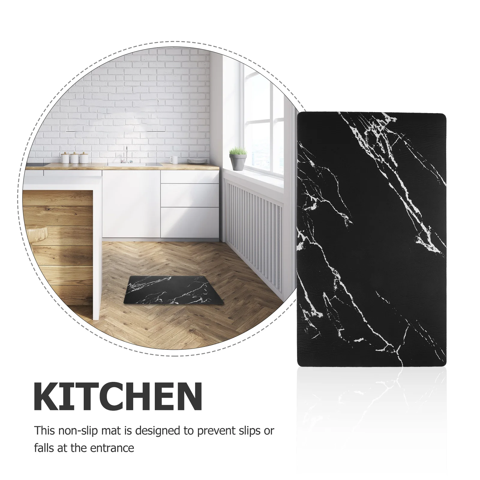 

Soft Absorbent Non-Slip Household Bathroom Floor Mat Quick-Drying Door Entrance Rug Decorative Anti-Skid Water Absorption Carpet