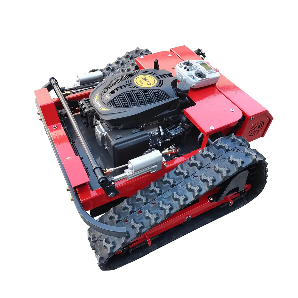 EPA Automatic Agriculture Rubber Tracks Grass Cutter Upgraded Version Remote Control Robot Wheel Lawnmower New  Lawn Mower