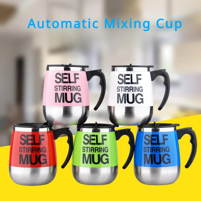 New Tiki Automatic Stanleys Cup Stirring Drinkware Magnetic Coffee Mug Termos 304 Stainless Steel Mixing Creatives Blender Drink