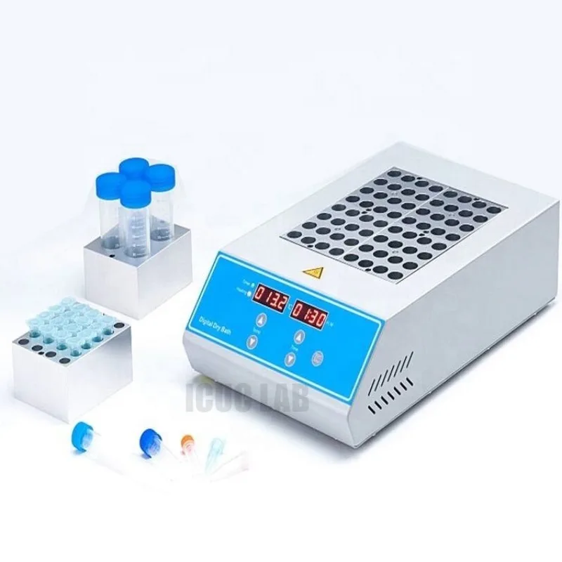 DH100-4 Laboratory High Temperature Dry Bath Incubator Incubation with 4 Heating Blocks for Choose