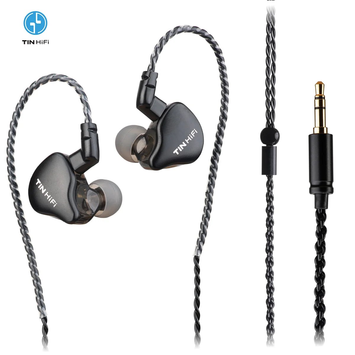 

TINHIFI C1 In-ear Earphone 10mm DLC Diaphragm Driver Detachable 0.78mm 2Pin CNC Faceplate HiFi Music Bass Audio Gaming Earbud