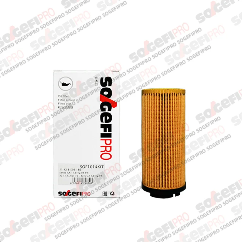 

For BMW 118i 128ti 218i Gran Coupe 220i Grand 228i xDrive i8 M135i 235i X1 X2 1.5L L3 2.0L L4 SOGEFIPRO Oil Filter 11428593186