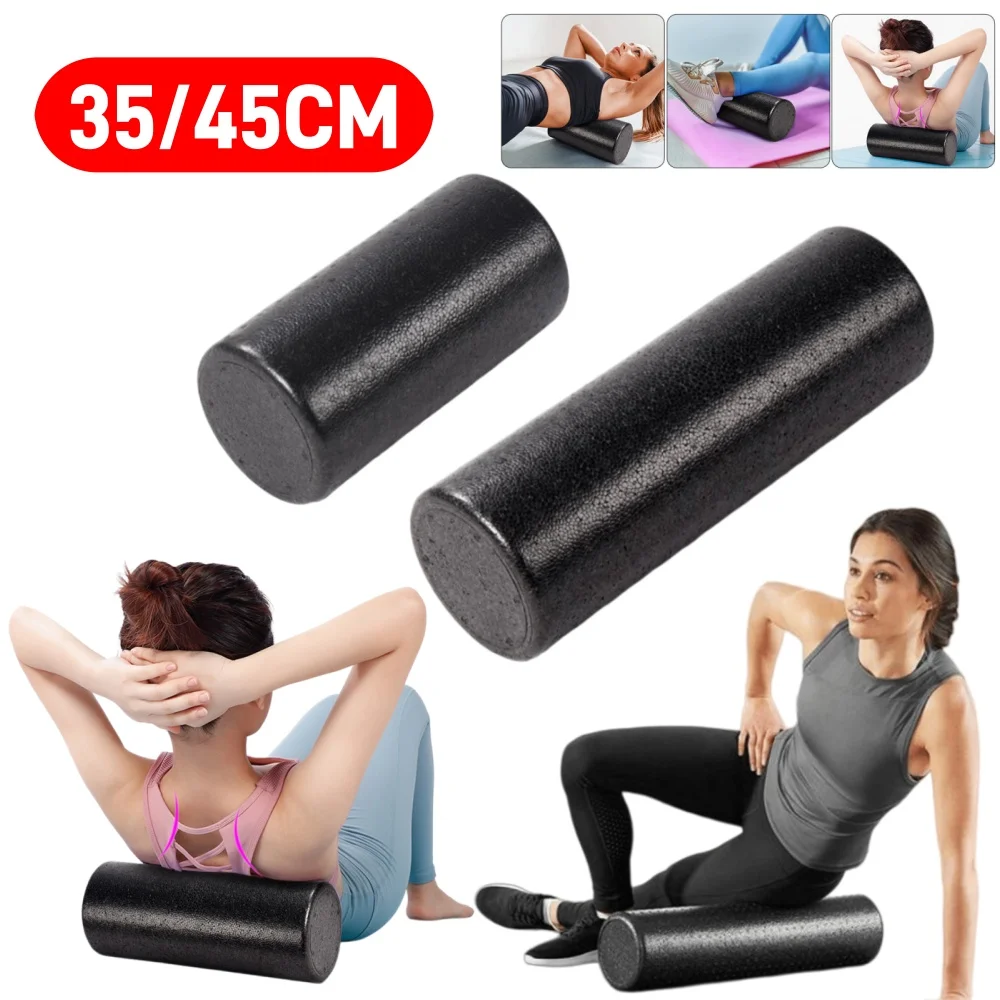 35/45CM Epp Yoga Foam Massage Roller Fitness Portable Pilates Body Exercises Gym Leg Arm Back Feet Pain Shaft Muscle Relaxation