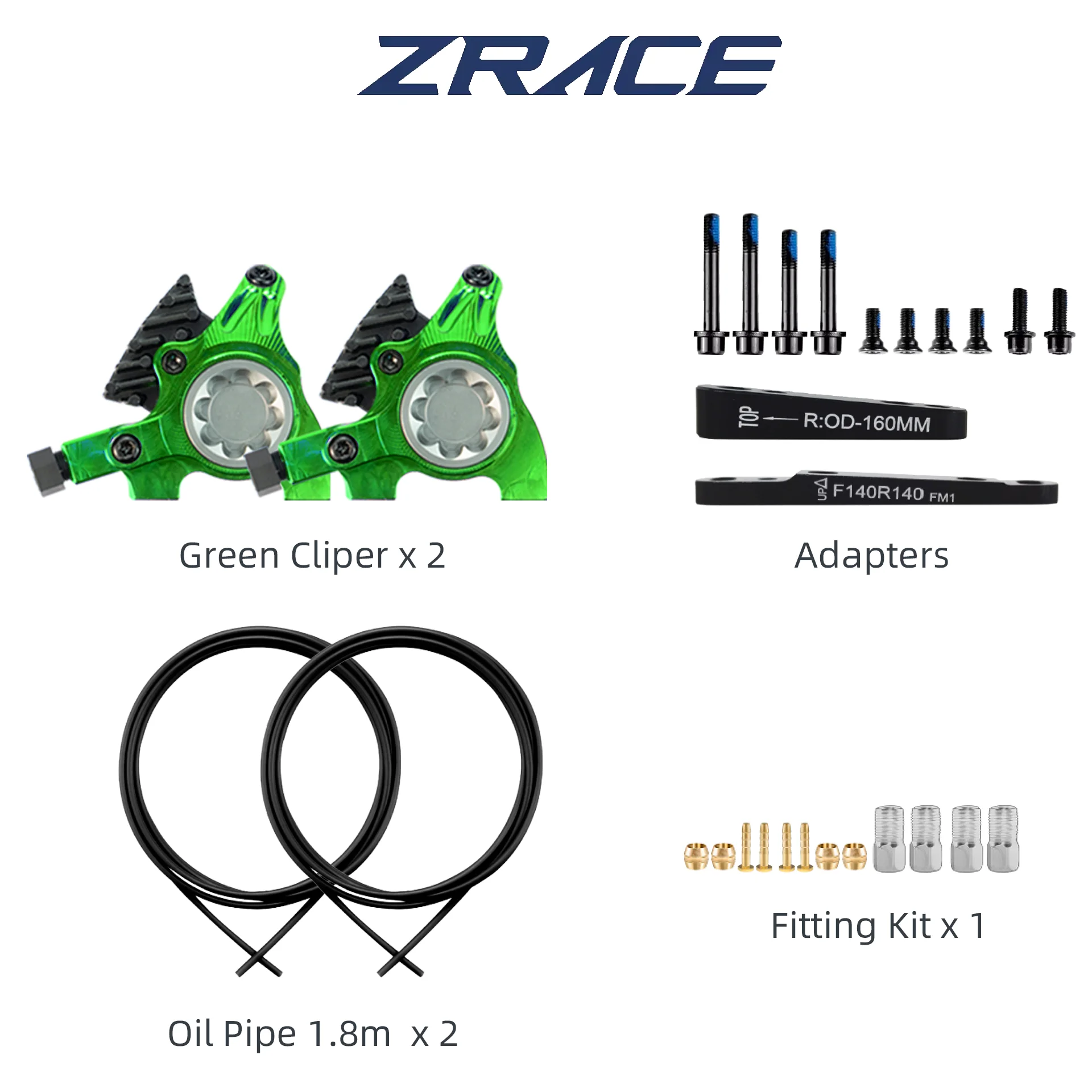 ZRACE XG Flat Mount Caliper, Road Hydraulic Brake Caliper, ICE