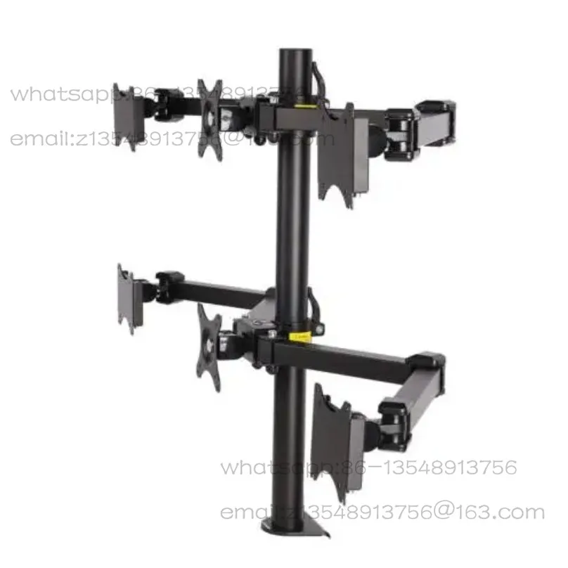 

Dual-screen monitor bracket, base type up and down splicing, three or four-screen desktop type, universal without punching
