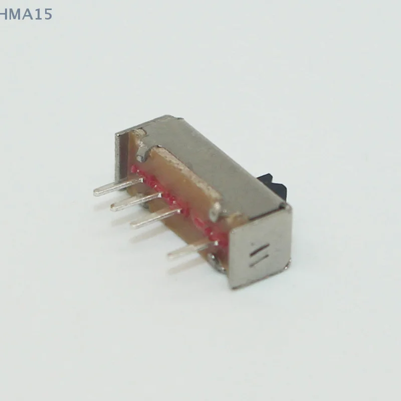 [EL] 10 قطعة SS13D07VG2 4 دبابيس 3 موقف 1P3T تبديل التبديل مزدوج عمودي انزلاق التبديل مقبض طول 2 مللي متر قوس