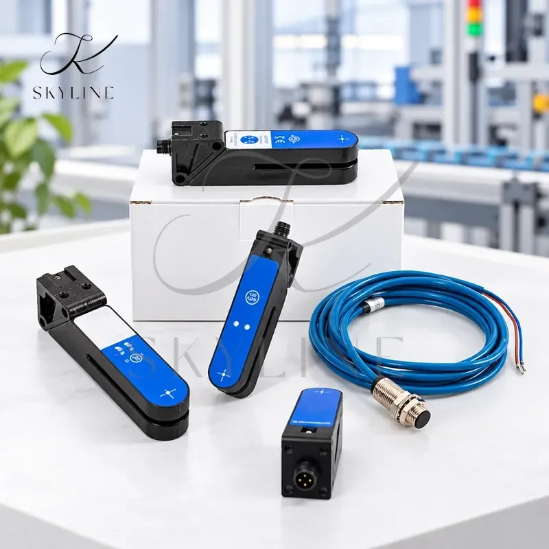 For Datalogic SR21-RG SR21-IR Photoelectric Switch Label Sensor With 2 Meter Power Cord