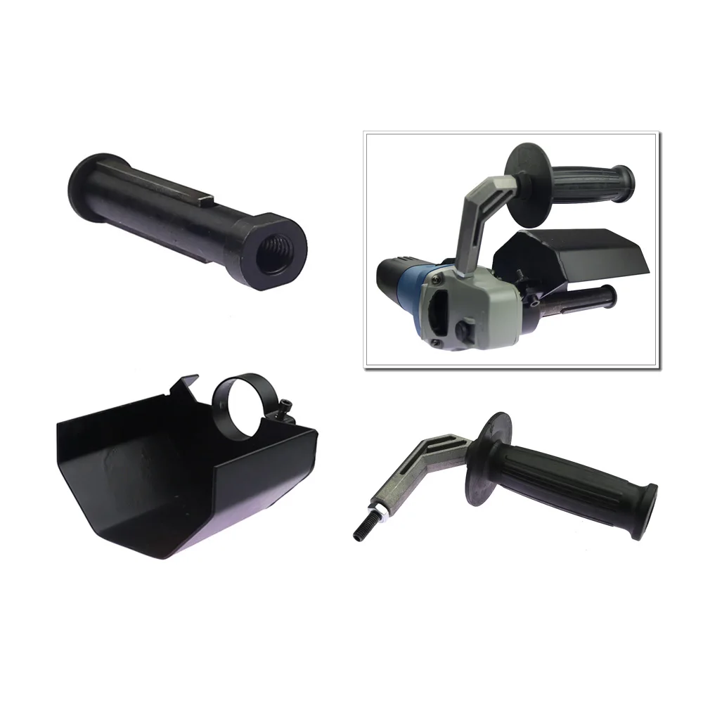 Ângulo Grinder Polidor Conexão Haste Proteção Tampa Handle Tambor Polimento Roda 110120*100*19 mm