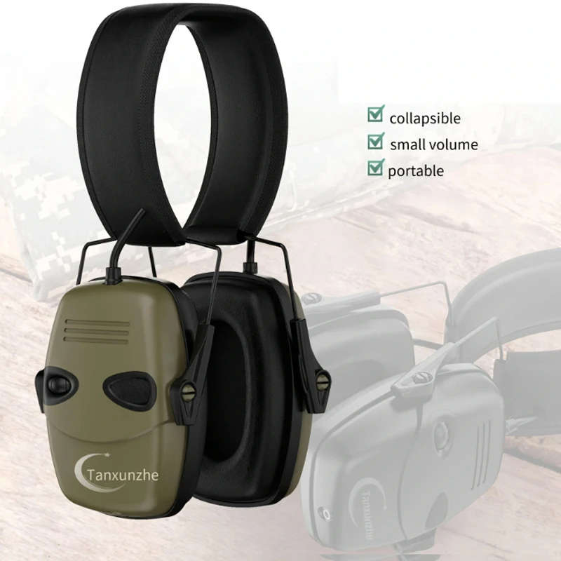 

Защитные наушники с активным шумоподавлением, складные наушники T10, электронные наушники для стрельбы и тактической охоты на открытом воздухе.
